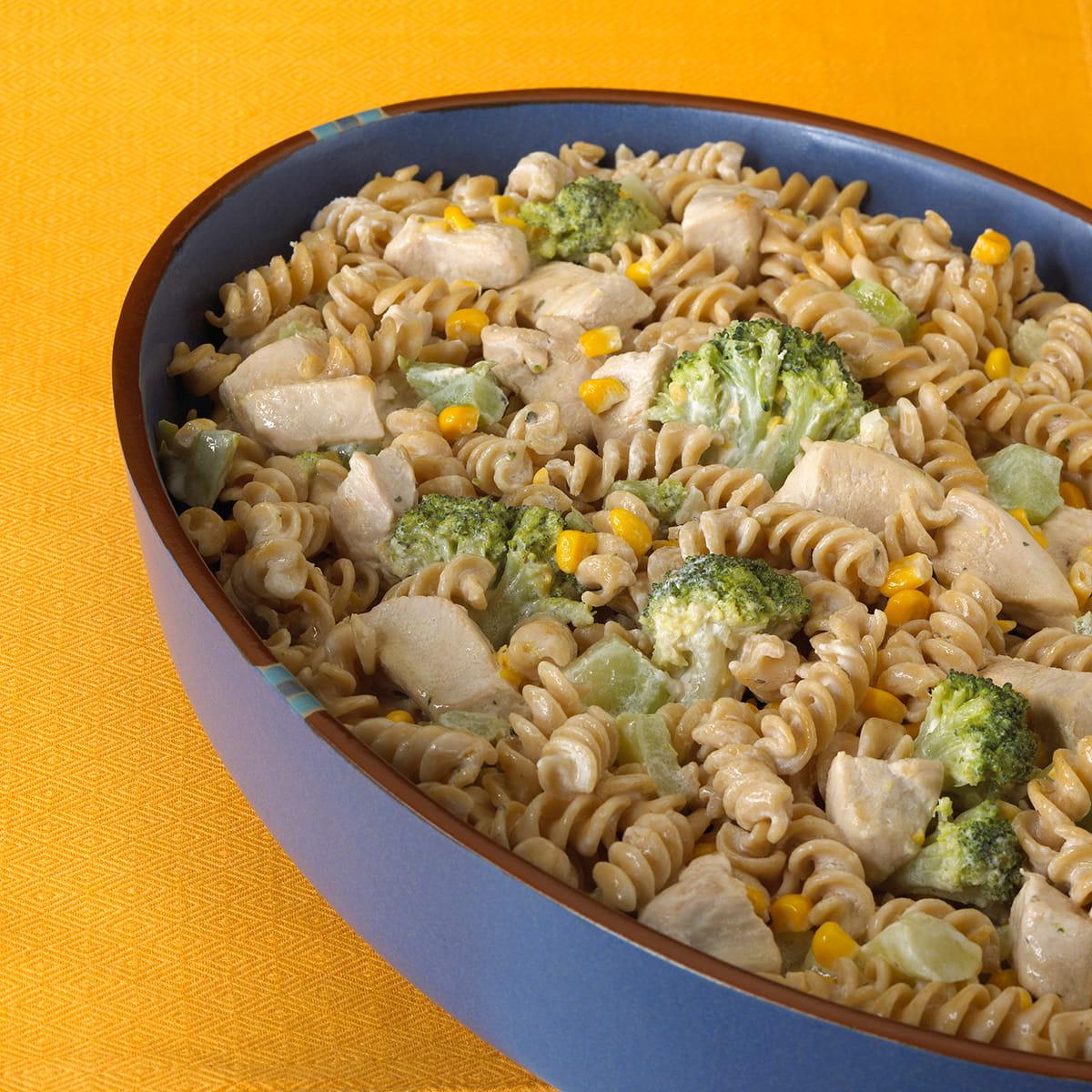 Creamy Chicken Broccoli Casserole with Whole Wheat Pasta