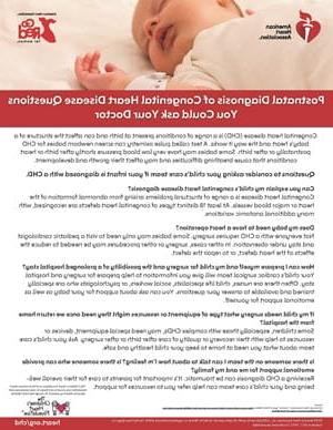 Postnatal CHD Diagnosis Questions to Ask Your Doctor
